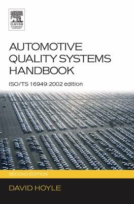 Cover for Automotive Quality Systems Handbook Isots 169492002 Edition