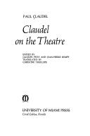 Cover for Claudel on the theatre.
