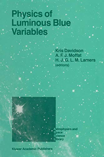 Cover for Physics of Luminous Blue Variables