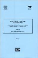 Cover for Nonlinear control systems 2004 (NOLCOS 2004)