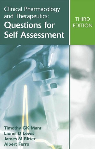 Cover for Clinical pharmacology and therapeutics