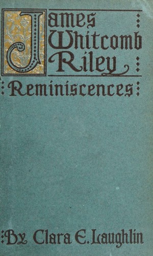 Cover for Reminiscences of James Whitcomb Riley