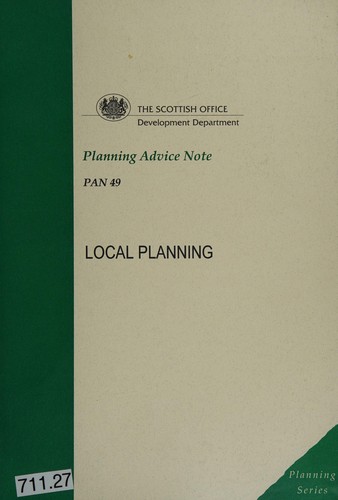 Cover for Local planning.