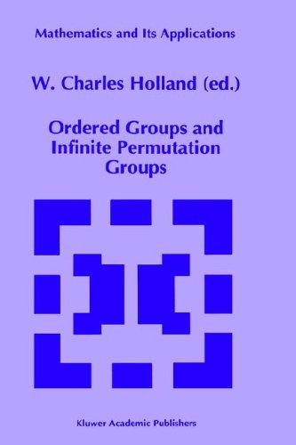 Cover for Ordered Groups and Infinite Permutation Groups