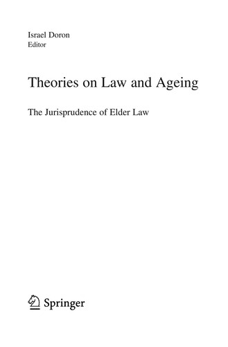 Cover for Theories on law and ageing