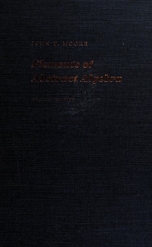 Cover for Elements of abstract algebra