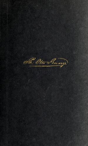 Cover for Philipp Otto Runge, sein Leben in Selbstzeugnissen, Briefen und Berichten
