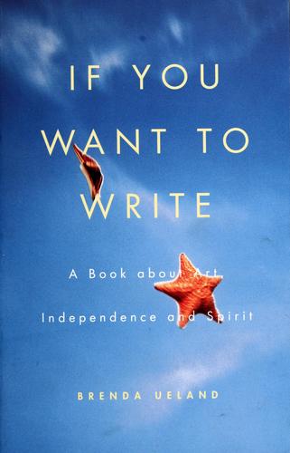 Cover for If you want to write