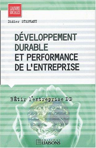 Cover for Développement durable et performance de l'entreprise