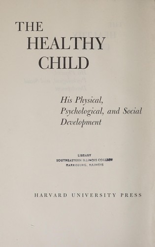 Cover for Healthy Child