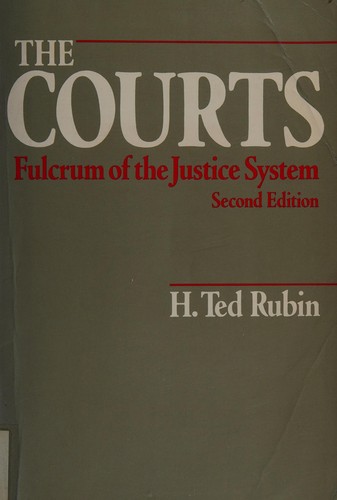 Cover for The courts