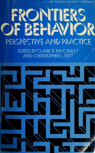 Cover for Frontiers of behavior