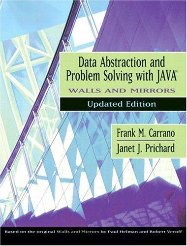 Cover for Data Abstraction and Problem Solving with Java, Walls and Mirrors