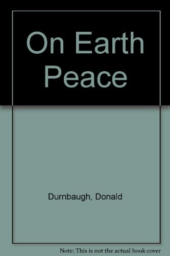 Cover for On earth peace