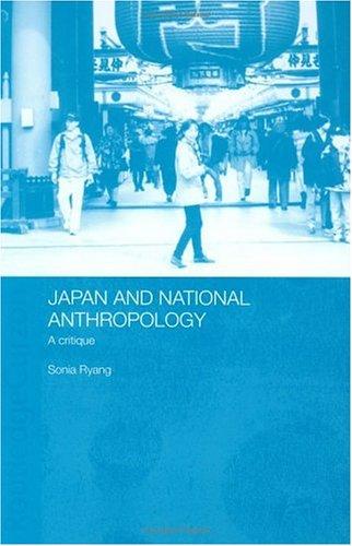 Cover for Japan and national anthropology