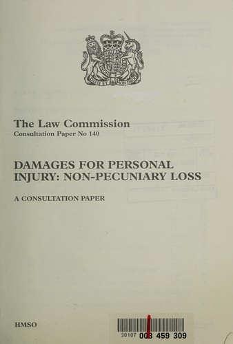Cover for Damages for Personal Injury (Consultation Paper)