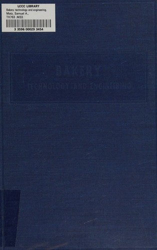 Cover for Bakery Technology And Engineering