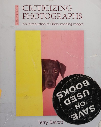Cover for Criticizing photographs