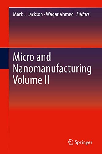 Cover for Micro and Nanomanufacturing Volume II