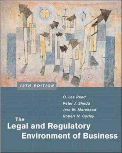 Cover for The Legal and Regulatory Environment of Business w/ PowerWeb