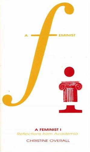 Cover for A feminist I