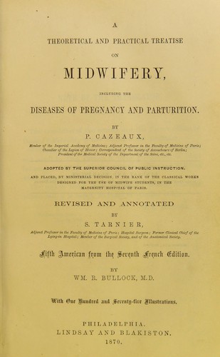 Cover for A theoretical and practical treatise on midwifery