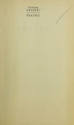 Cover for Teatru