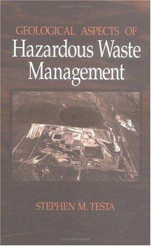 Cover for Geological aspects of hazardous waste management