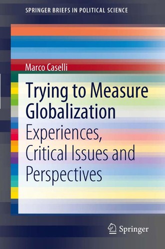 Cover for Trying to Measure Globalization