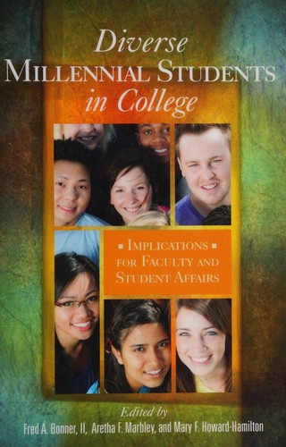 Cover for Diverse millennial students in college