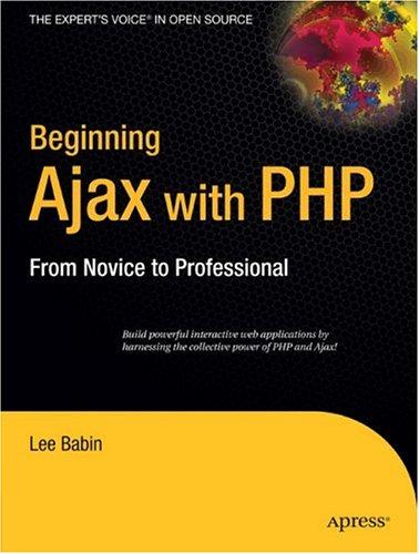 Cover for Beginning Ajax with PHP