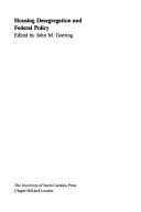 Cover for Housing desegregation and federal policy