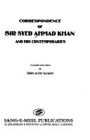 Cover for Correspondence of Sir Syed Ahmad Khan and his contemporaries