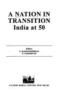 Cover for A nation in transition