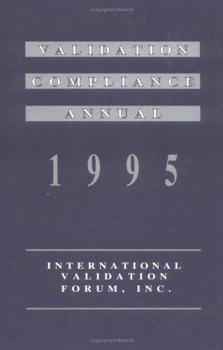 Cover for Validation Compliance Annual