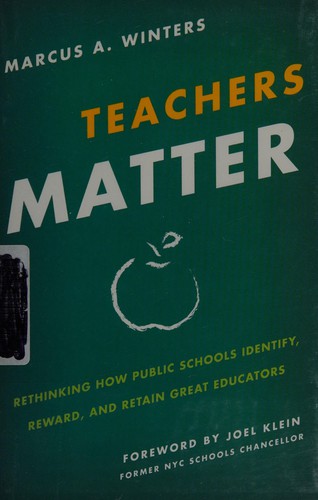 Cover for Teachers matter