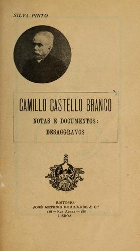 Cover for Camillo Castello Branco