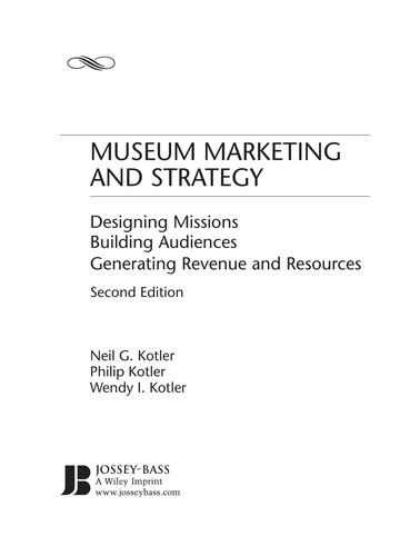 Cover for Museum marketing and strategy