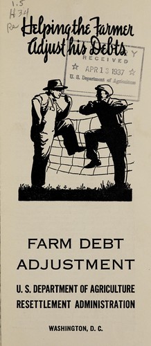Cover for Farm debt adjustment