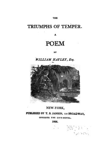 Cover for The Triumphs of Temper, A Poem