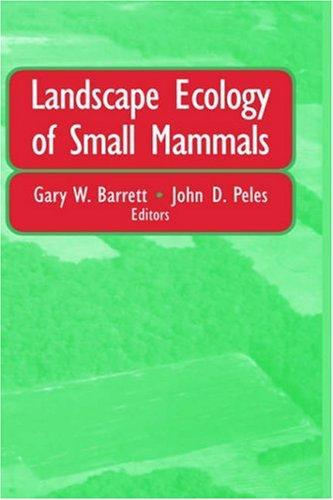 Cover for Landscape ecology of small mammals