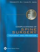 Cover for Complications of spine surgery