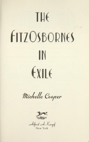 Cover for The FitzOsbornes in exile
