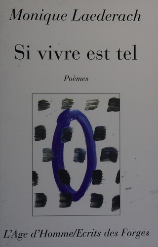 Cover for Si vivre est tel