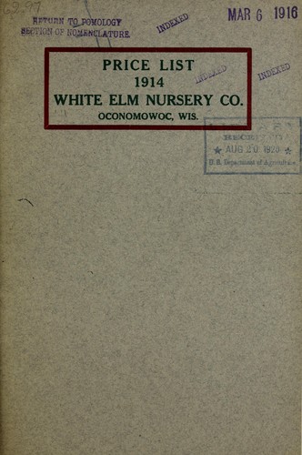 Cover for Price list