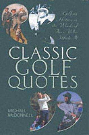 Cover for Classic Golf Quotes