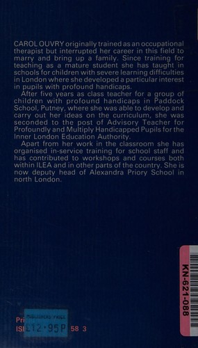 Cover for Educating Children with Profound Handicaps