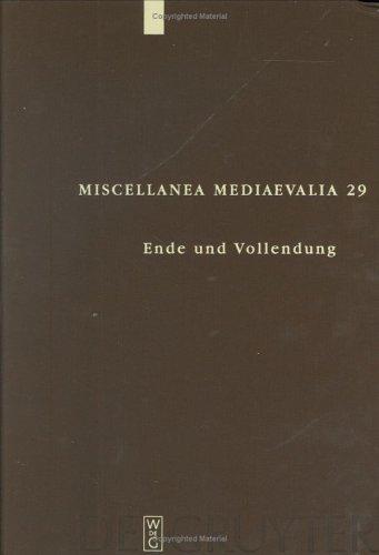 Cover for Ende Und Vollendung