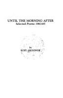 Cover for Until the morning after