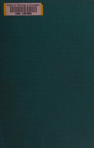 Cover for The messianic consciousness of Jesus